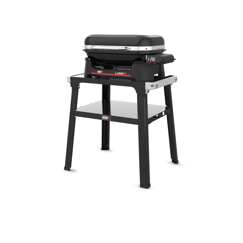 Barbecue &eacute;lectrique d&rsquo;ext&eacute;rieur connect&eacute; Lumin&reg; avec support image number 1