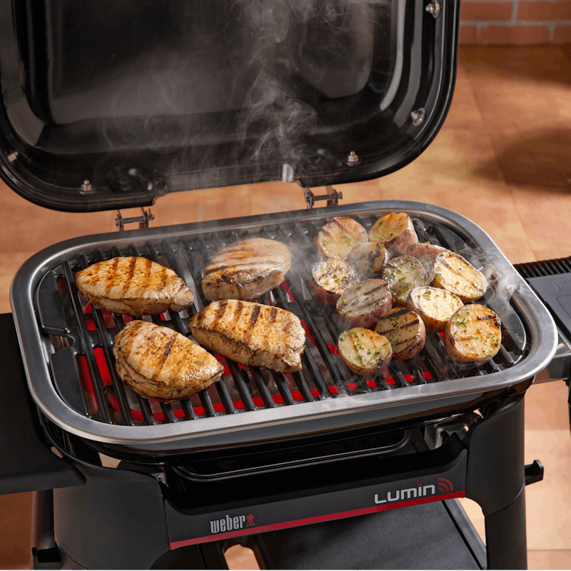 Lumin® Compact Smart Electric Outdoor Barbecue with Stand image number 3