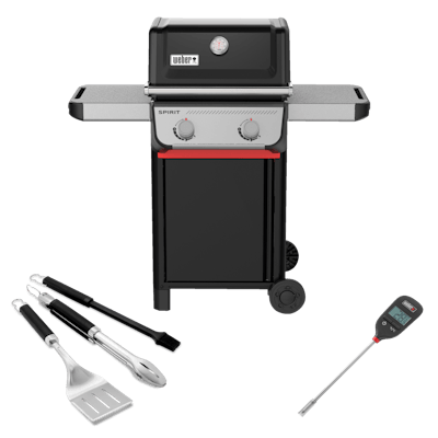 Bundle Asador de Gas Spirit E-210 con Herramientas y Termómetro Digital-view 2