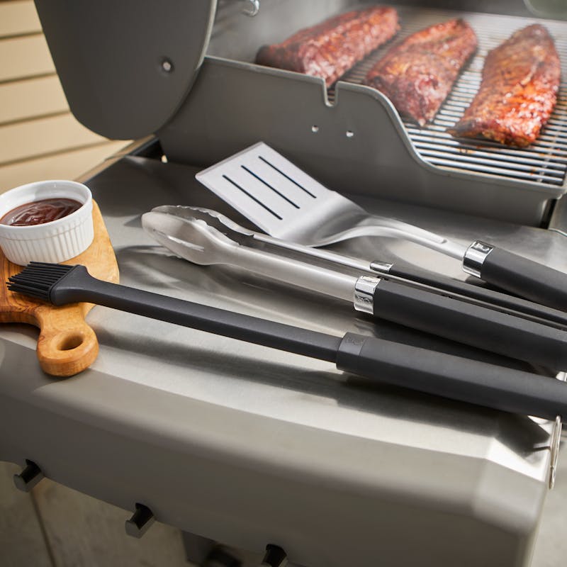 Bundle Asador de Gas Spirit E-210 con Herramientas y Termómetro Digital image number 6