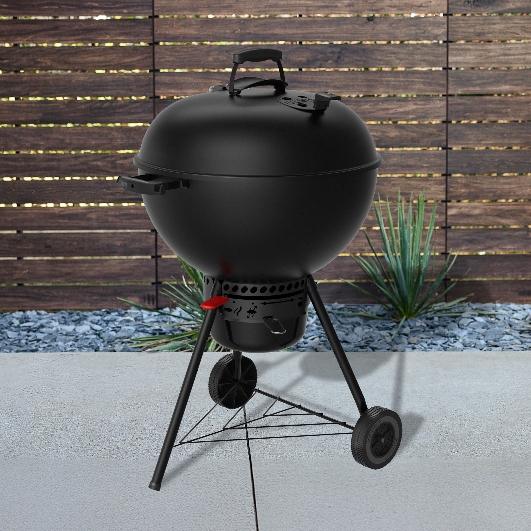 22” Original Kettle® Premium Stealth® Edition Charcoal Grill