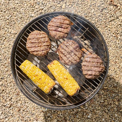 Smokey Joe® 14” Mocha Mousse Charcoal Grill-view 1