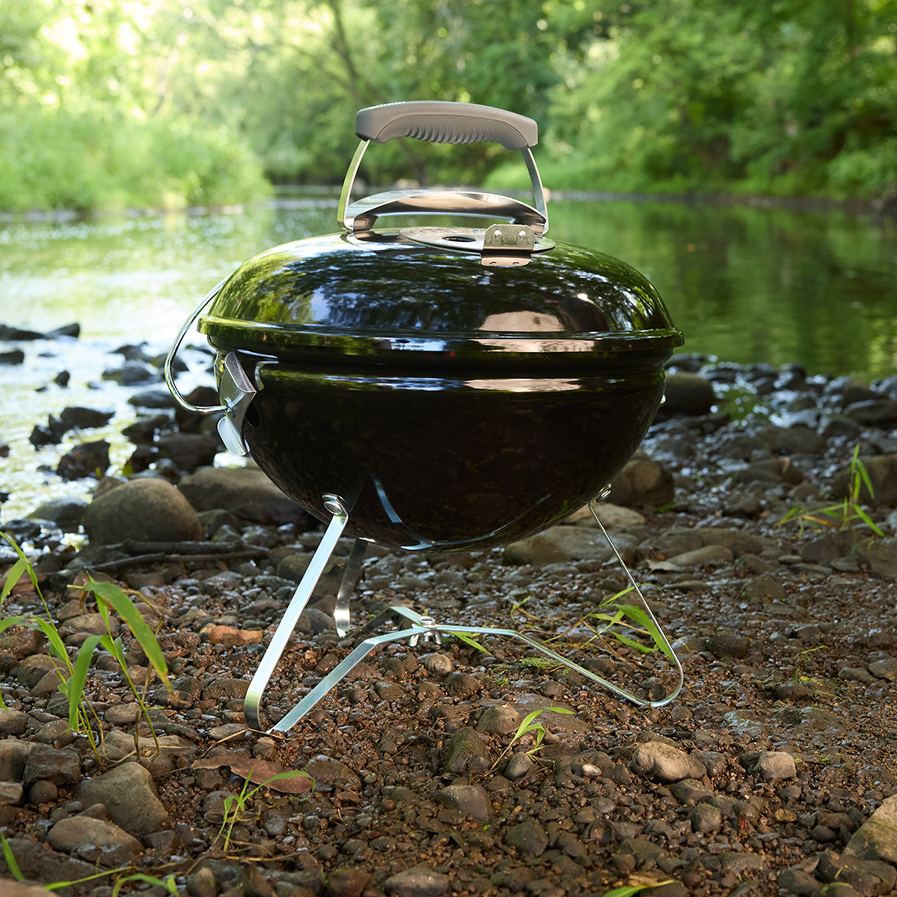 Weber SMOKEY JOE 黒 Grill węglowy Smokey Joe® Premium 37 cm | Seria Smokey Joe