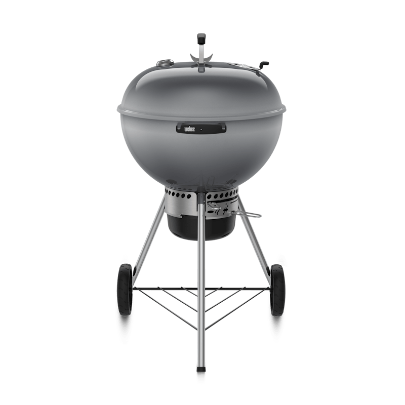Fog gray charcoal grill with black trim finishes. image number 0