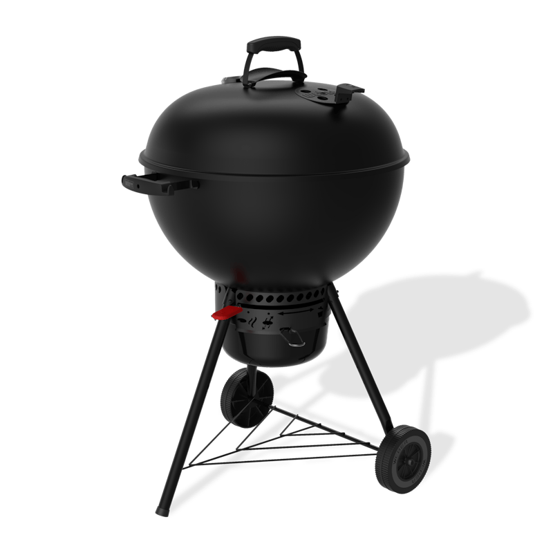 22&rdquo; Original Kettle&reg; Premium Stealth&trade; Edition Charcoal Grill image number 1