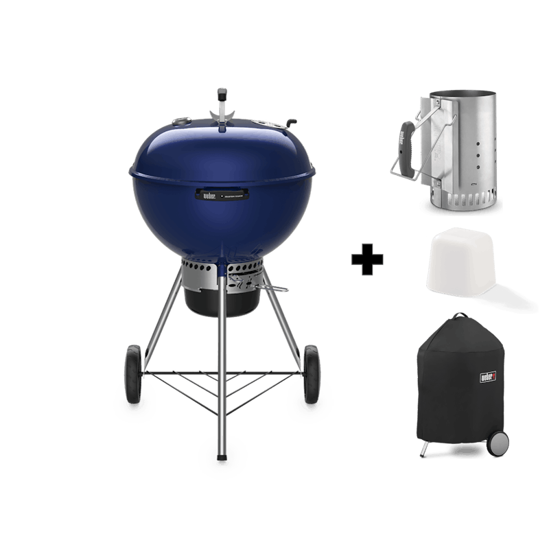 Parrilla a carbón Master-Touch 22" + Cubos + Encendedor + Funda  image number 0