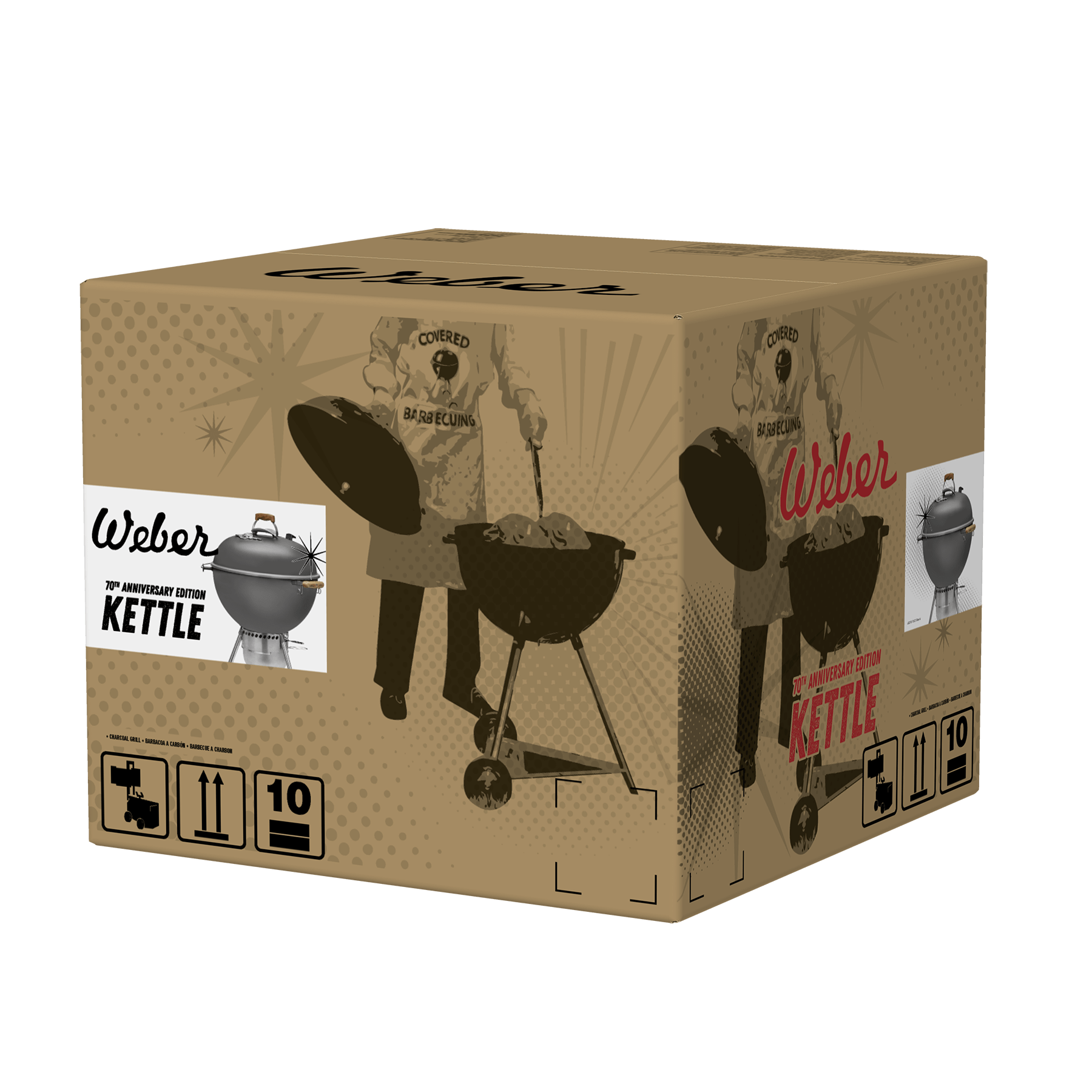 70th Anniversary Edition Kettle Charcoal Grill 57cm 70th Anniversary