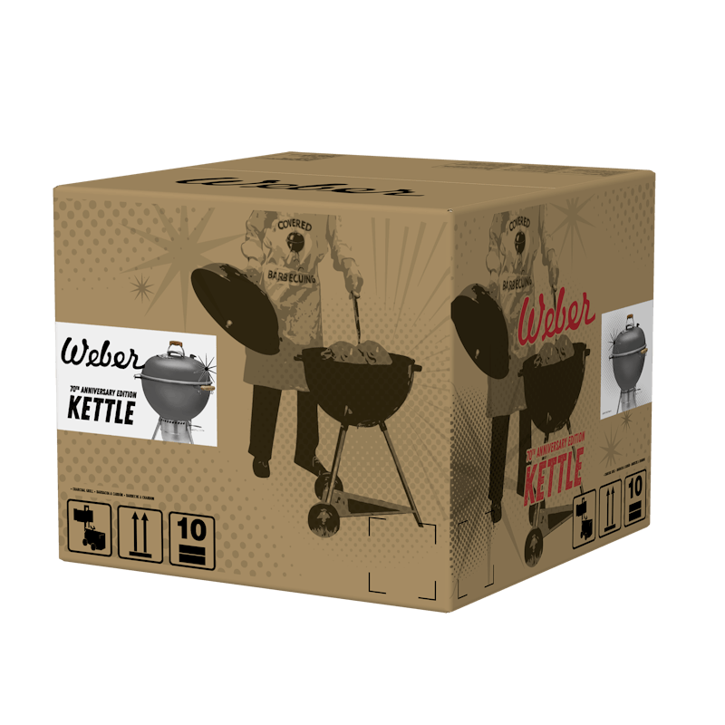 70ème anniversaire du barbecue à charbon Kettle Ø 57 cm image number 6