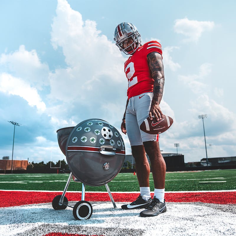 The Ohio State University Original Kettle® Premium Charcoal Grill 22" image number 4