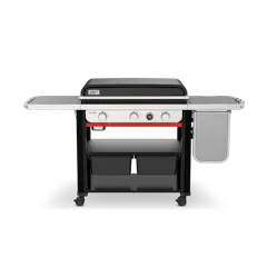 Weber Slate® 30" Rust-Resistant Griddle with Bin in Black
