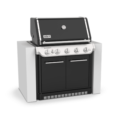 Summit® SB38 Built-In Gas Barbecue Black (Natural Gas)-view 1