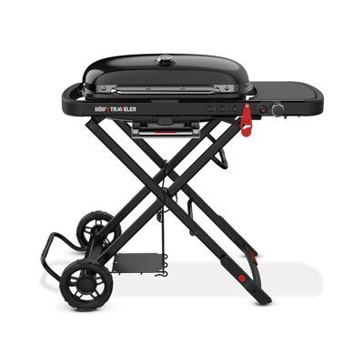 Weber Traveler® Portable Gas Barbecue Stealth Edition (LPG)-view 1