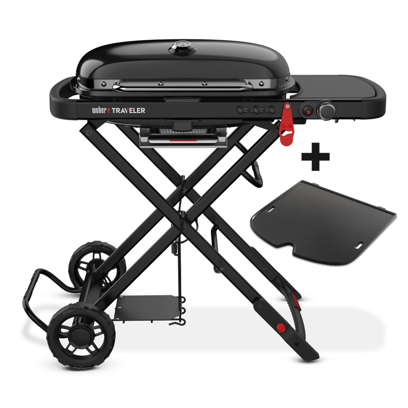 Weber Traveler Portable Gas Barbecue Stealth Edition