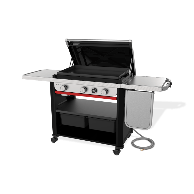 Slate™ 30" Rust-Resistant Griddle with extendable side table (Natural Gas) image number 11