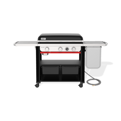 Slate® 30" Rust-Resistant Griddle with Extendable Side Table (Natural Gas)-view 2