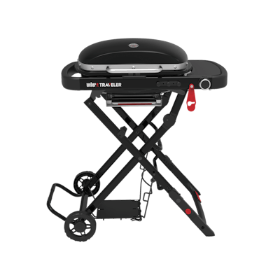 Weber Traveler® Compact Portable Gas Barbecue (LPG)-view 2