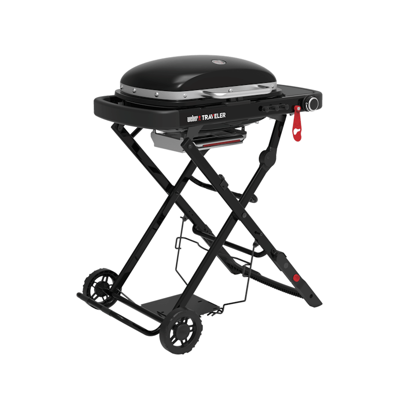 Weber Traveler® Compact Portable Gas Barbecue (LPG) image number 3