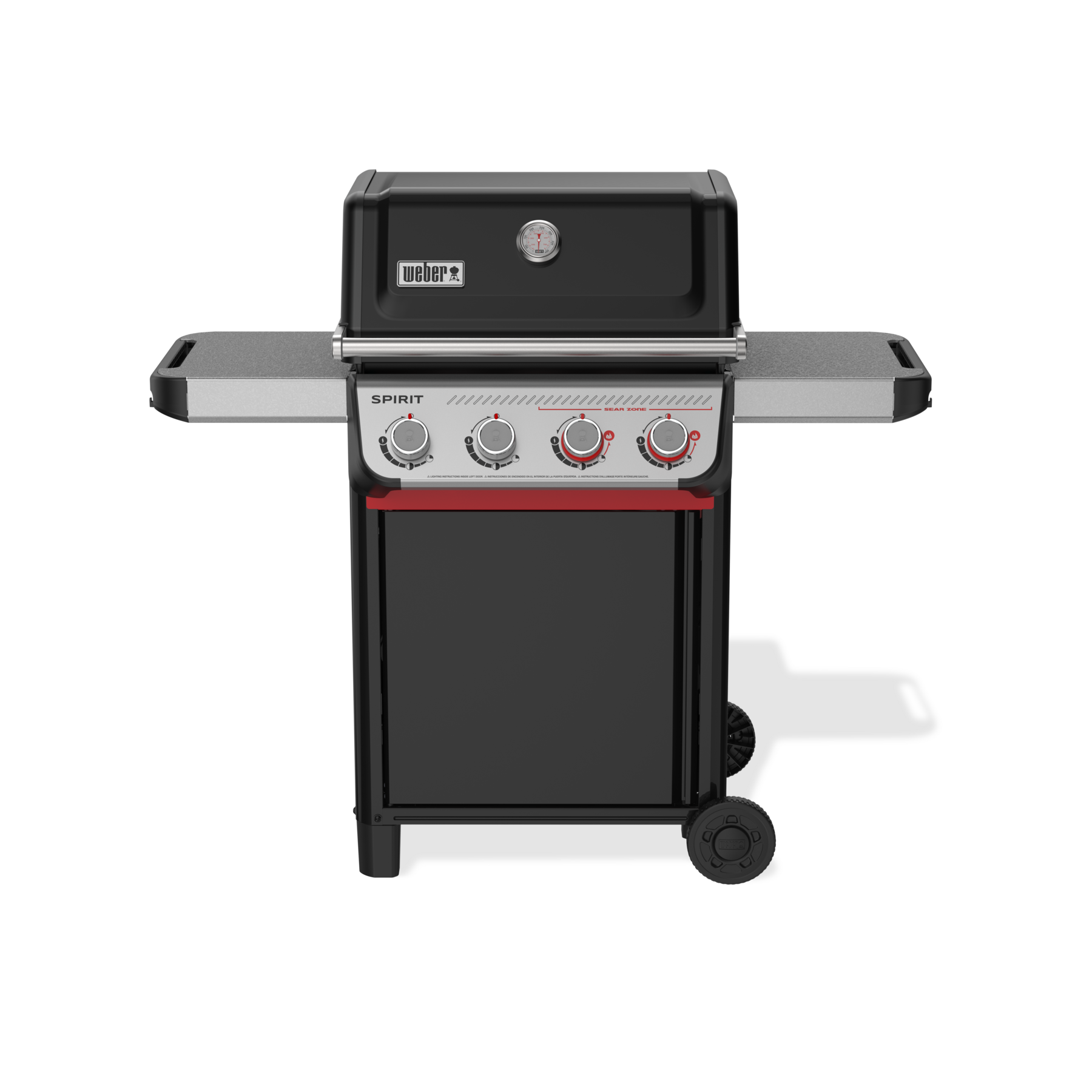 Weber Grills Spirit E-425 Gas Grill (Liquid Propane) | Black | Side Tables