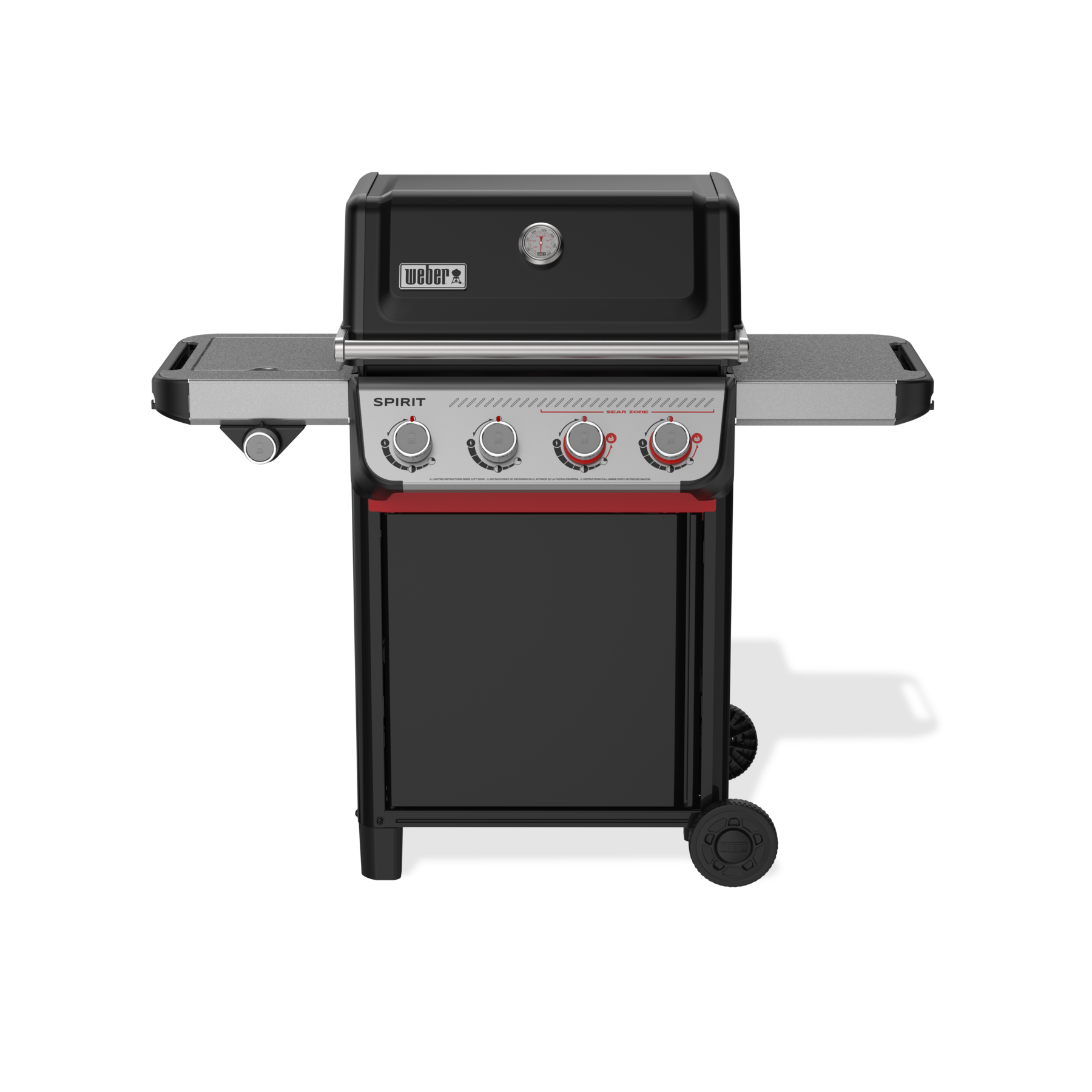 Weber Grills Spirit E-435 Gas Grill (Liquid Propane) | Black | Side Tables