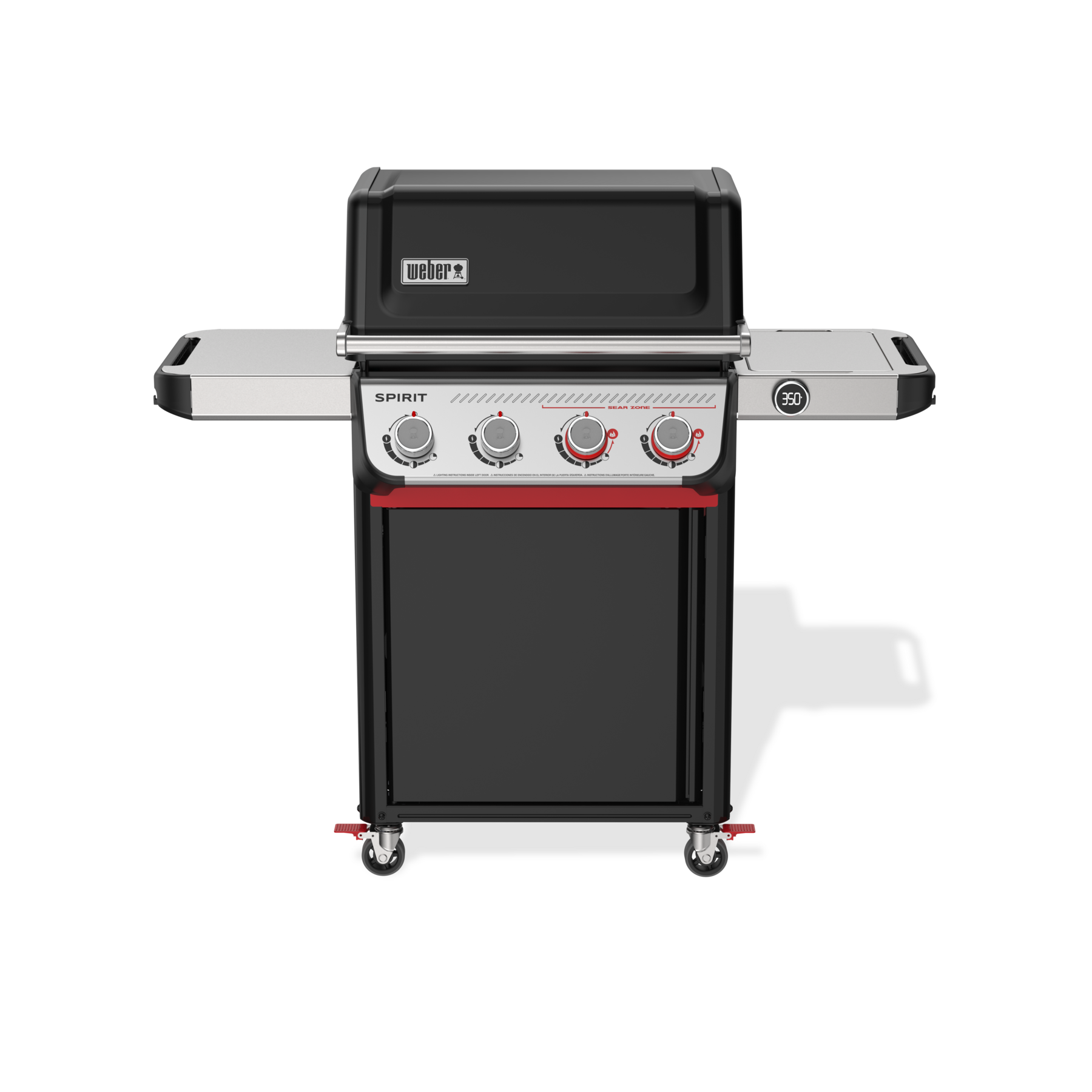 Weber Grills Spirit EP-425 Gas Grill (Liquid Propane) | Black | Side Tables