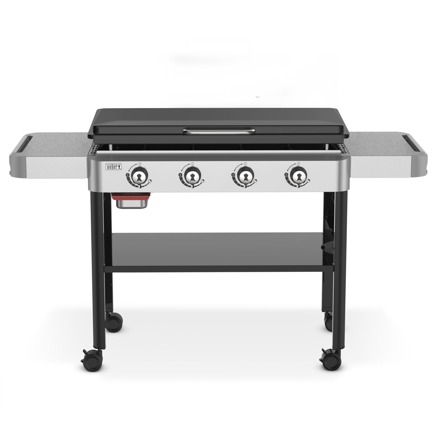 Weber Grills Rust-Resistant Griddle | Black | Size 36" | Side Tables