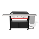 Image of Slate® 36" Rust-Resistant Griddle with Flip-Up Side Table (Natural Gas)