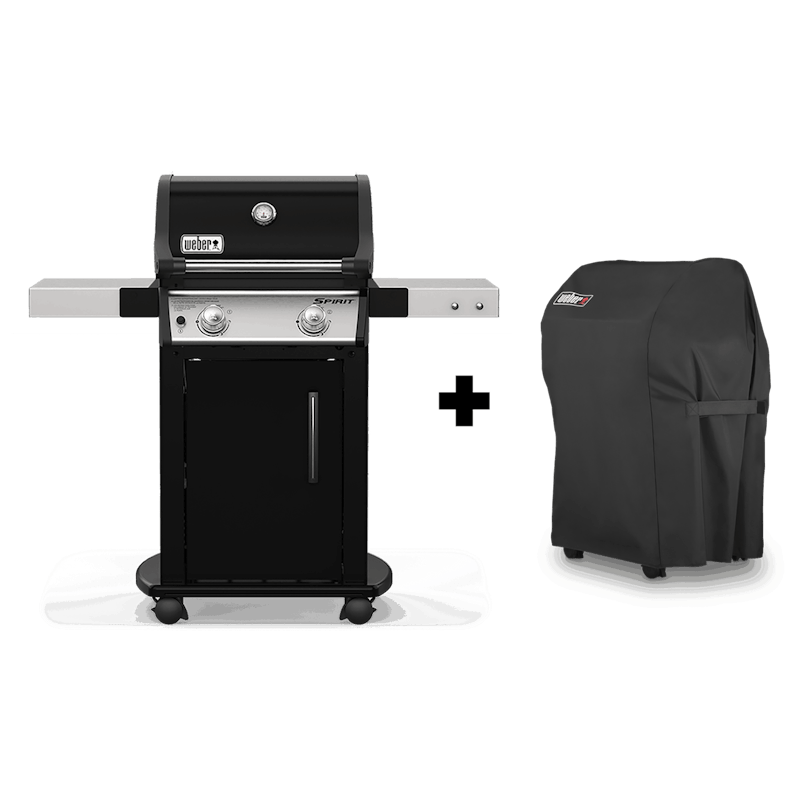Parrilla a gas Spirit Black E-215 GBS + Funda