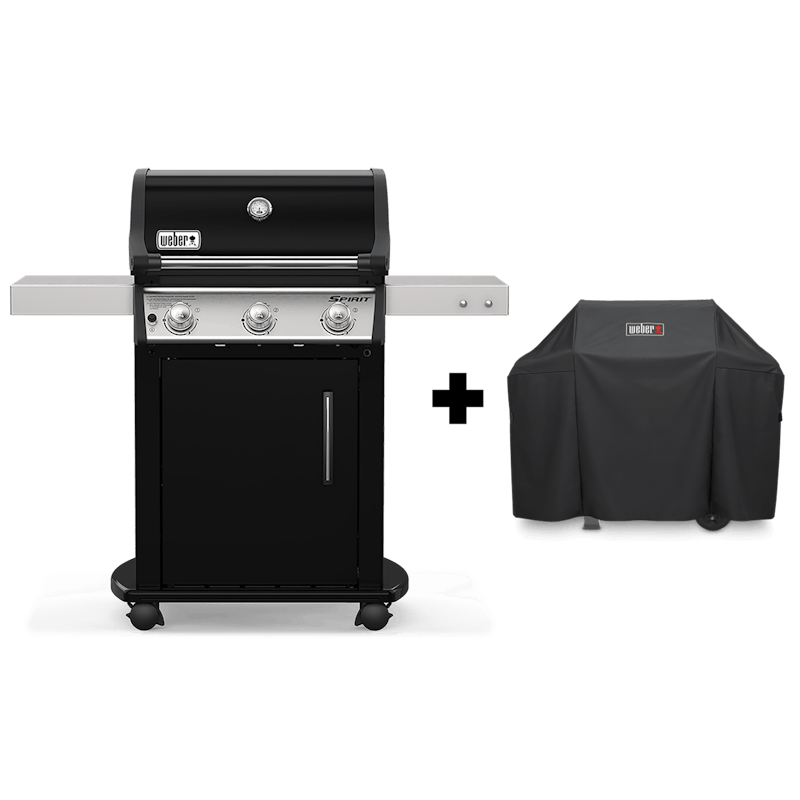 Parrilla a gas Spirit Black E-315 GBS + Funda