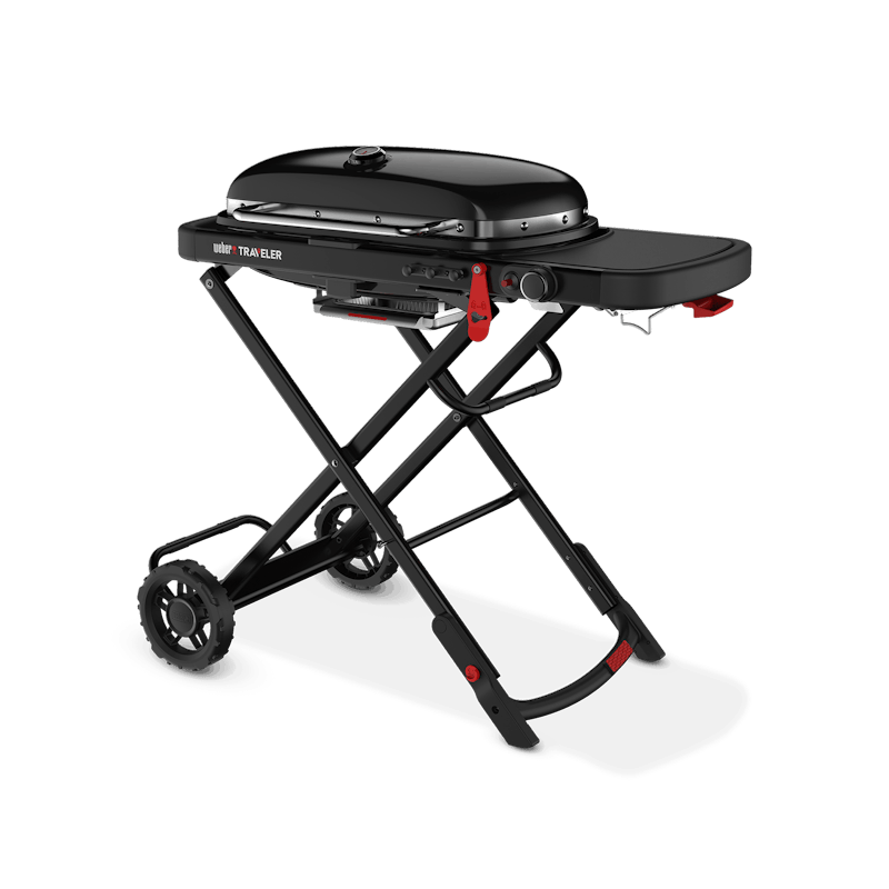 Weber Traveler® Portable Gas Grill Stealth Edition image number 1