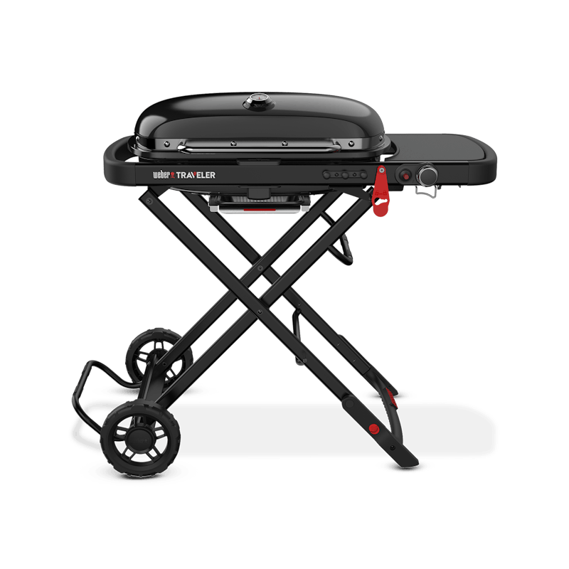 Weber Traveler® Portable Gas Grill Stealth Edition image number 0