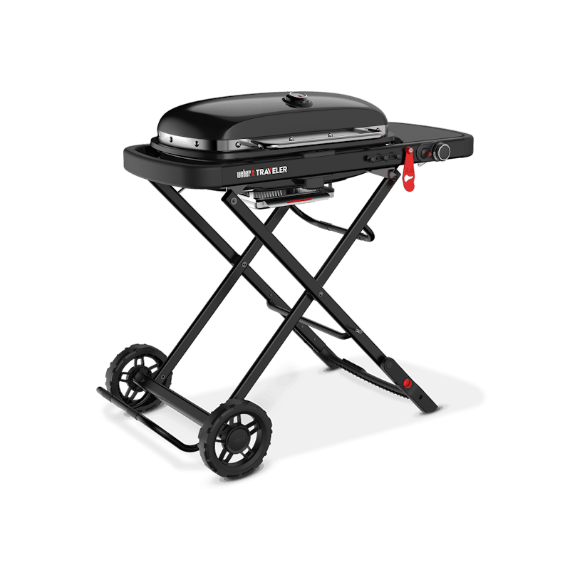 Weber Traveler® Portable Gas Grill Stealth Edition image number 2