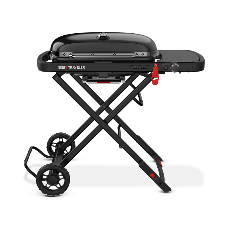 Weber Traveler Stealth Edition-gasgrill | Traveler-serien Transportable grill