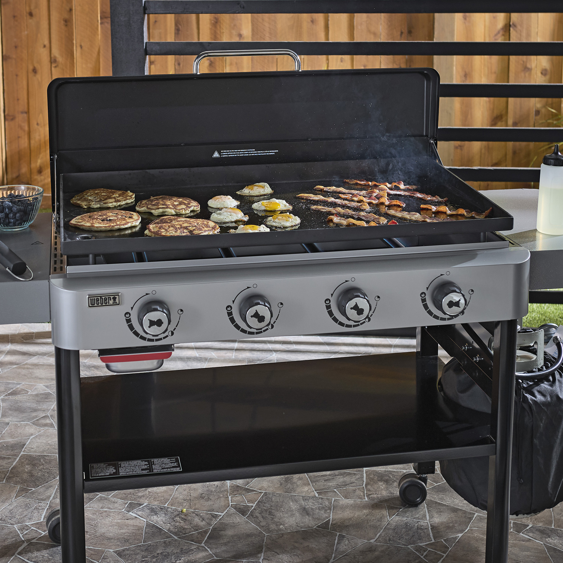 Weber® 36” Griddle | Rust-Resistant, 4 Burners & Even Heat