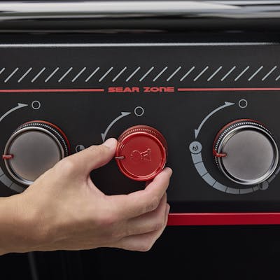 Barbecue au gaz Genesisᴹᴰ E-330 édition Stealthᴹᴰ-view 1