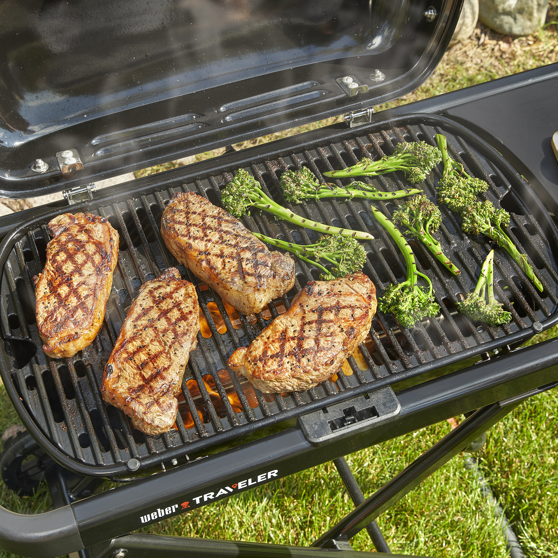 WEBER TRAVELER® Portable Gas Grill