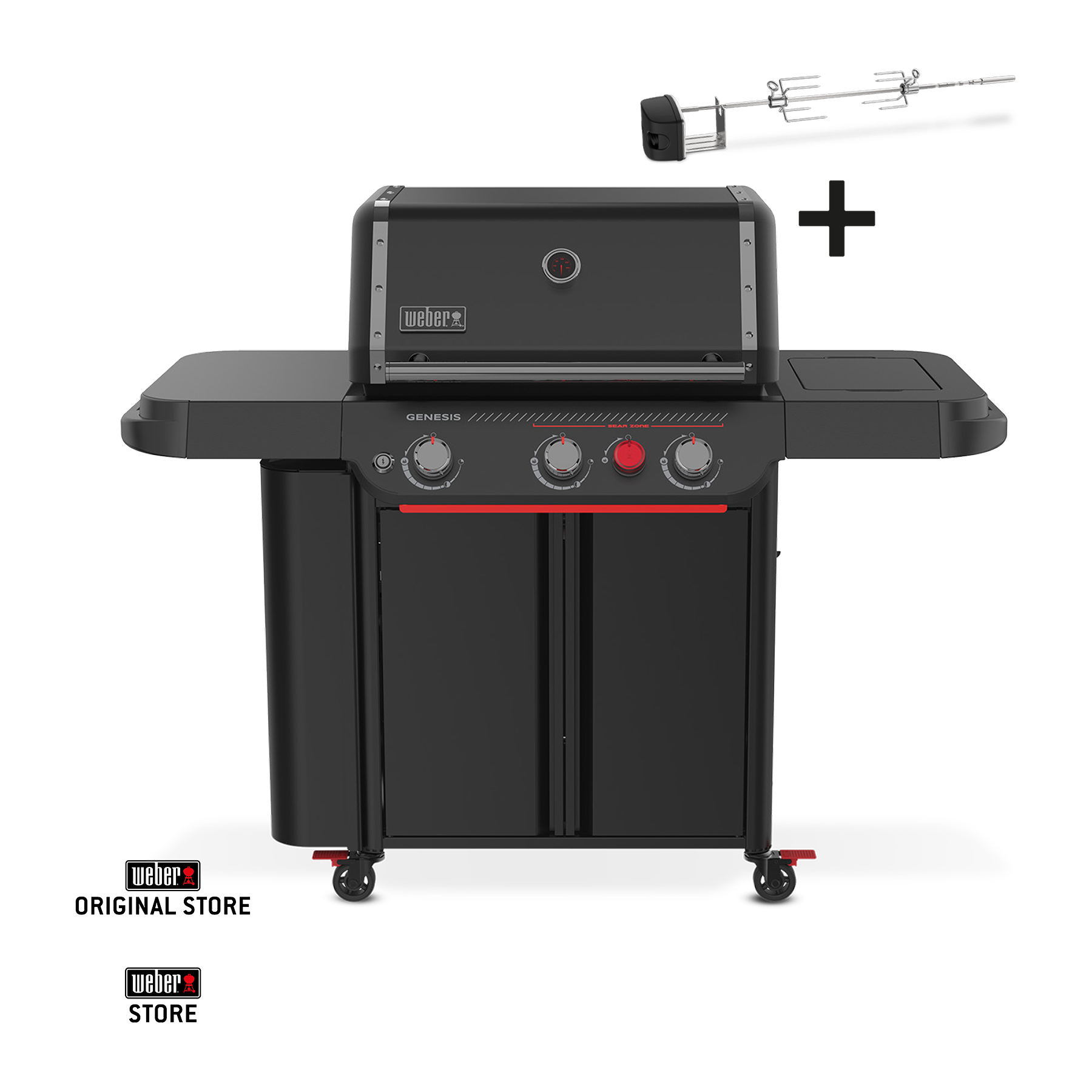 Genesis® E-330WR Gasgrill Stealth® Edition image number 0