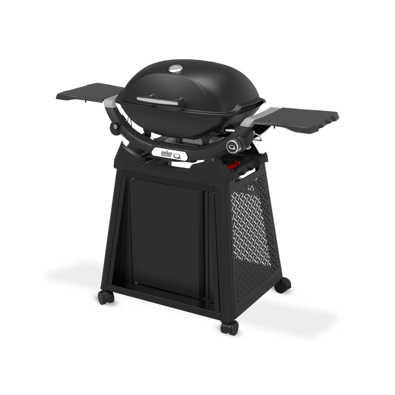 Q 2200N-gassgrill med sidebord og Premium-vogn image number 1