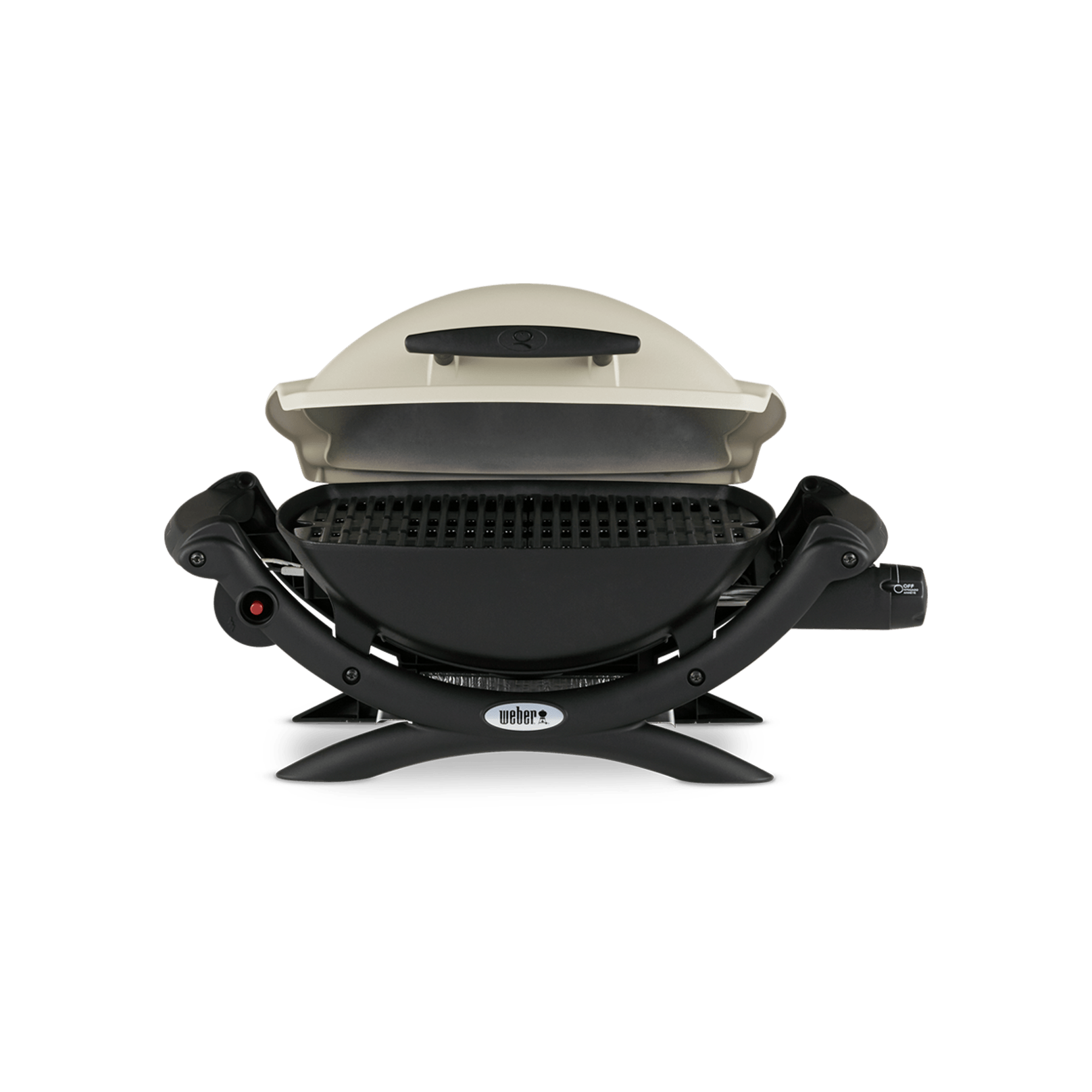 BBQ Weber Q1000 Portable Gas Barbecue Grill Stainless Steel Burner & Hose Baby Q 
