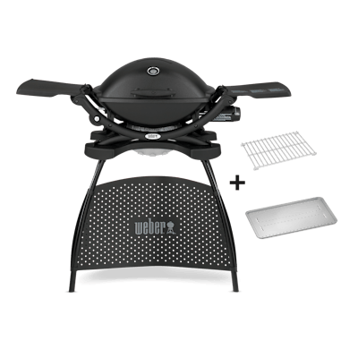 Grill gazowy Weber® Q 2200 ze stojakiem-view 2