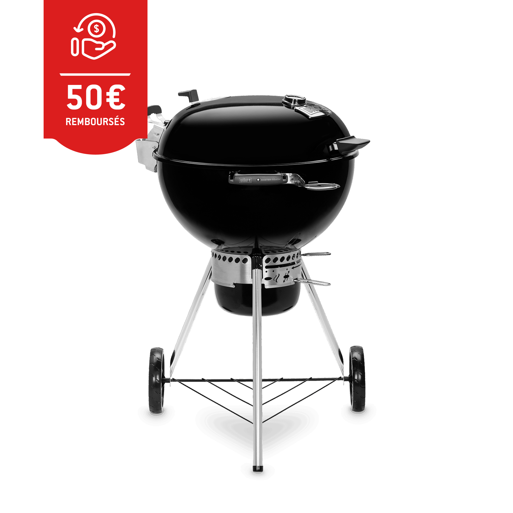 Barbecue &agrave; charbon Master-Touch Premium &Oslash;&nbsp;57&nbsp;cm-view 2