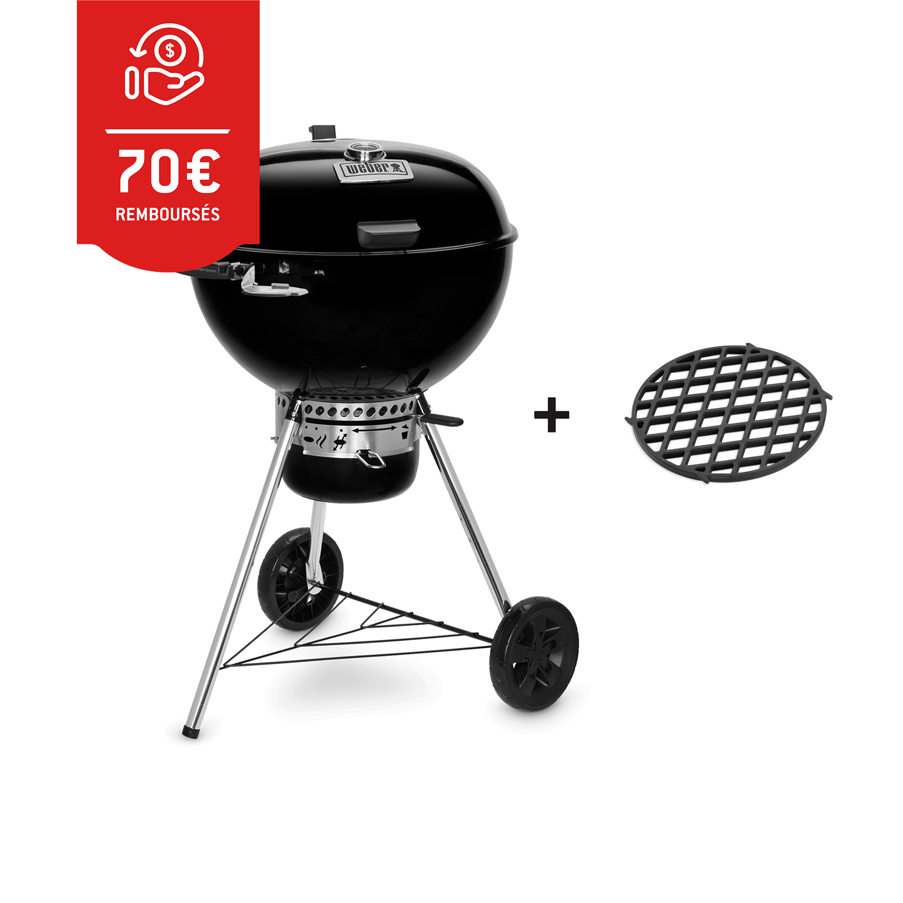 Barbecue à charbon Master-Touch GBS Premium E-5775 Ø 57 cm image number 0