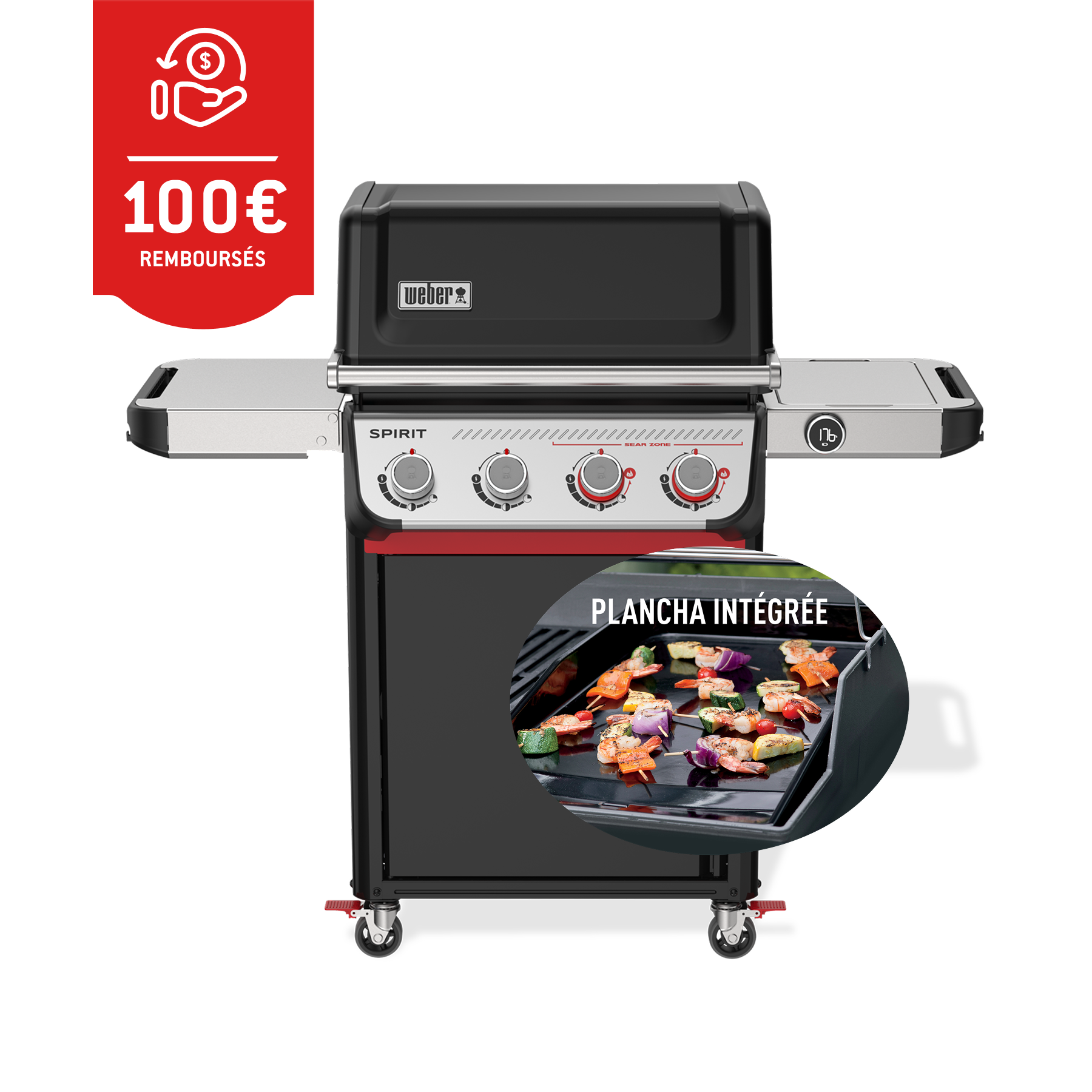 Barbecue &agrave; gaz Spirit&reg; EP-425 avec plancha-view 2