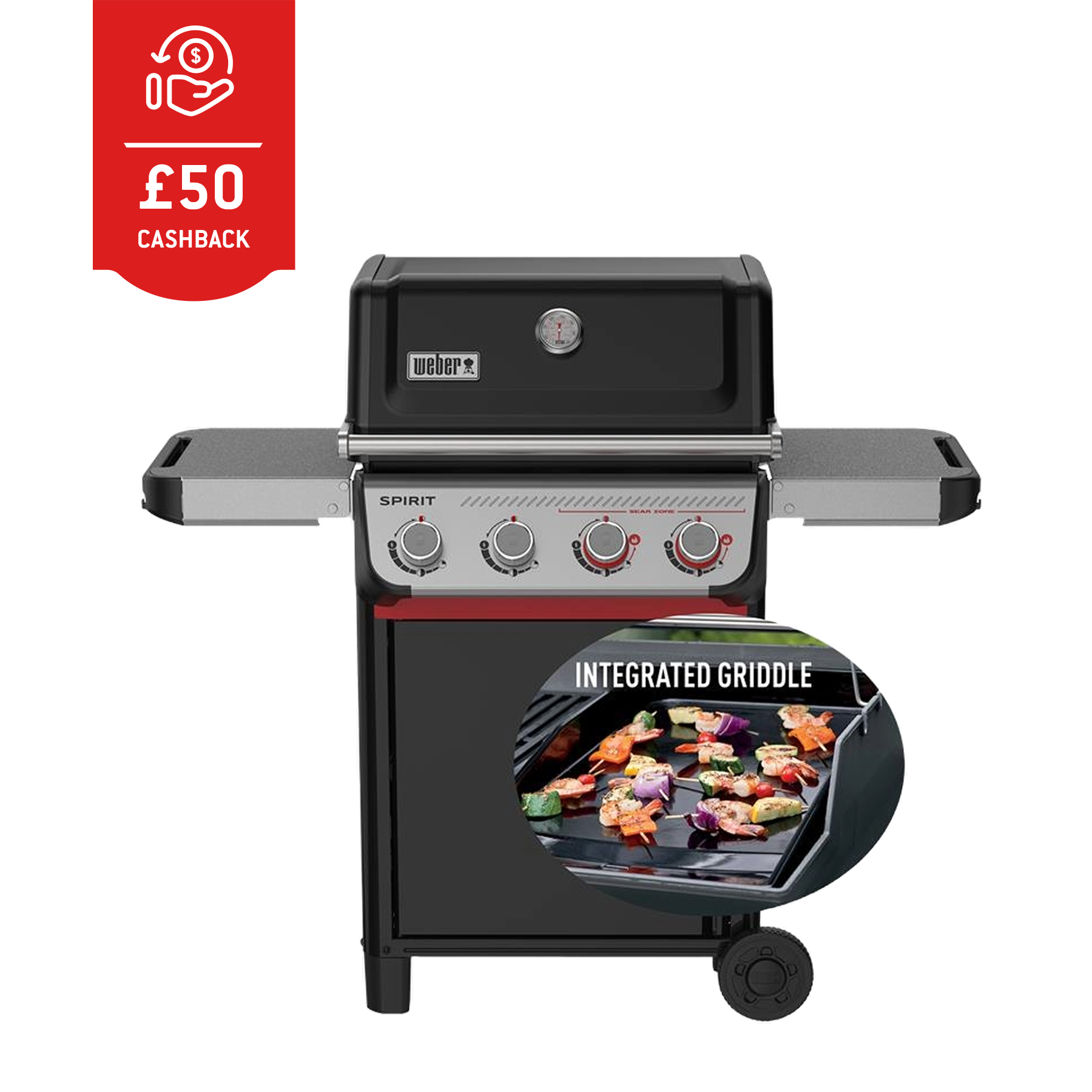 Spirit&reg; E-425 Gas Barbecue with Griddle-view 2