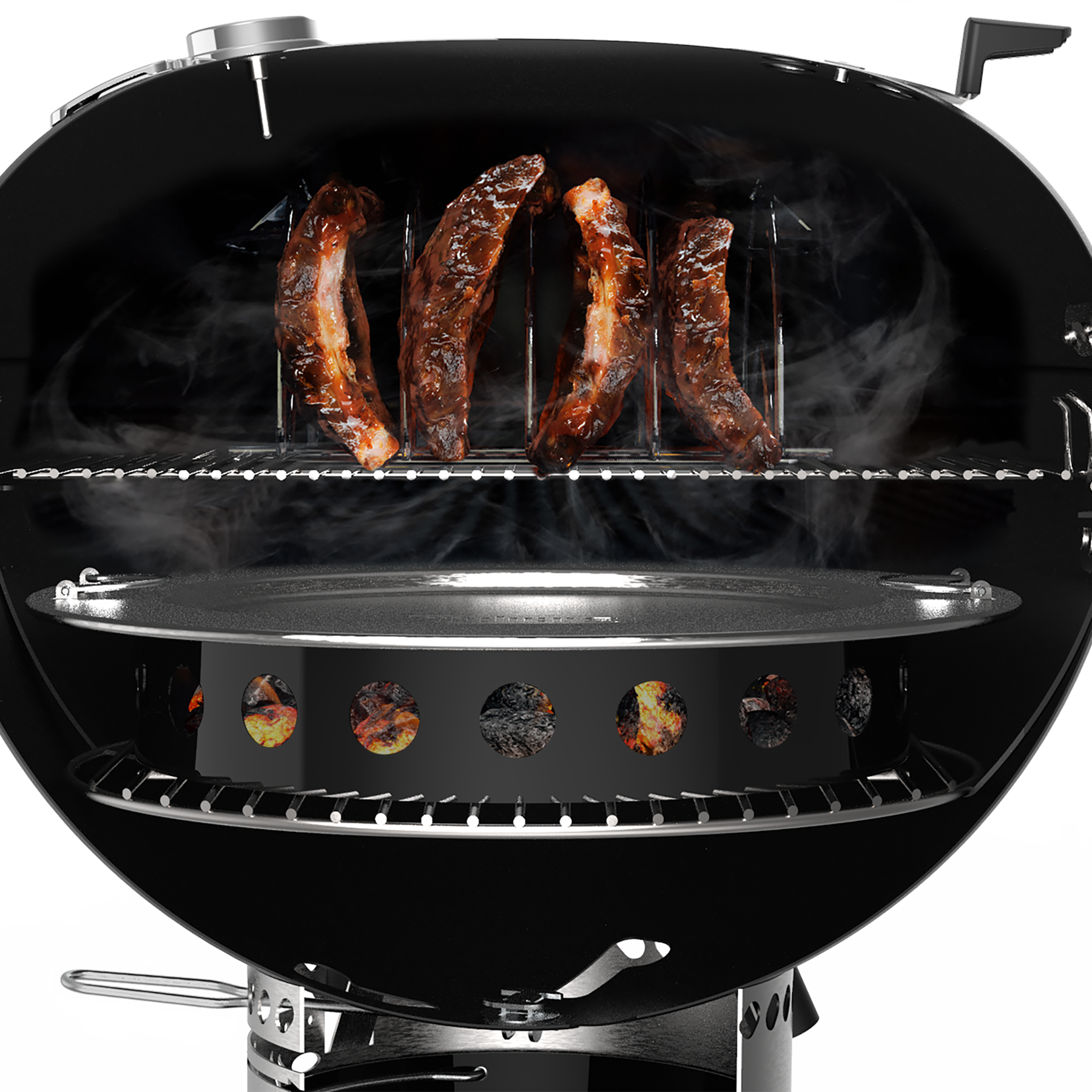 Low & Slow Kit for 22” Kettle Charcoal Grills - Thumbnail 4