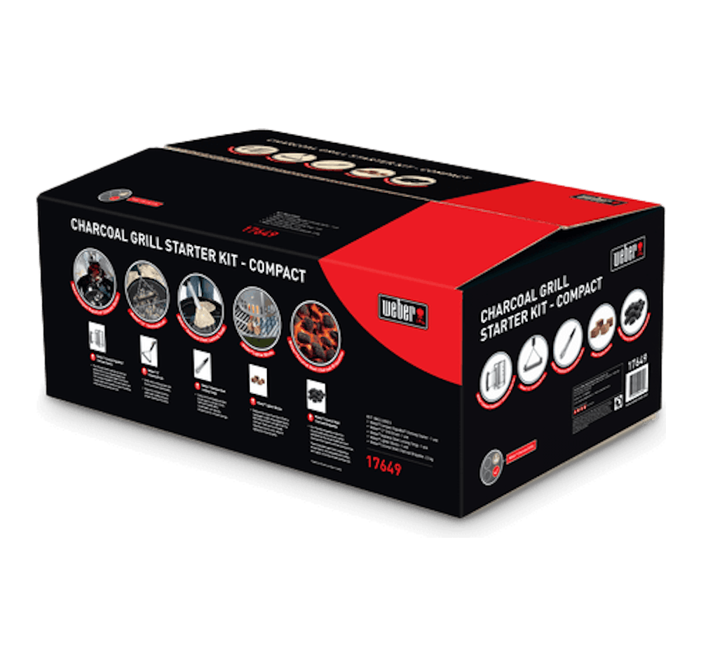 Compact Charcoal Grill Starter Kit Cooking Briquettes Image For Capacity Demonstration Purposes Only Actual Product Model And Features May Vary The Compact Charcoal Grill Starter Kit