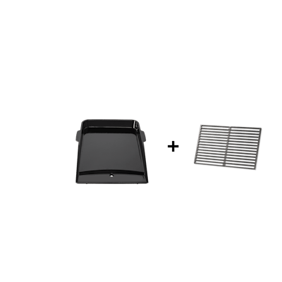 Plancha + grille de cuisson-view 2