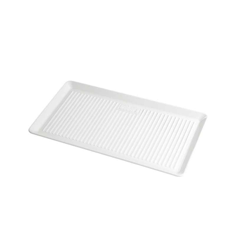Porzellan-Servierplatte 40 x 22 cm | Weber Zubereitung