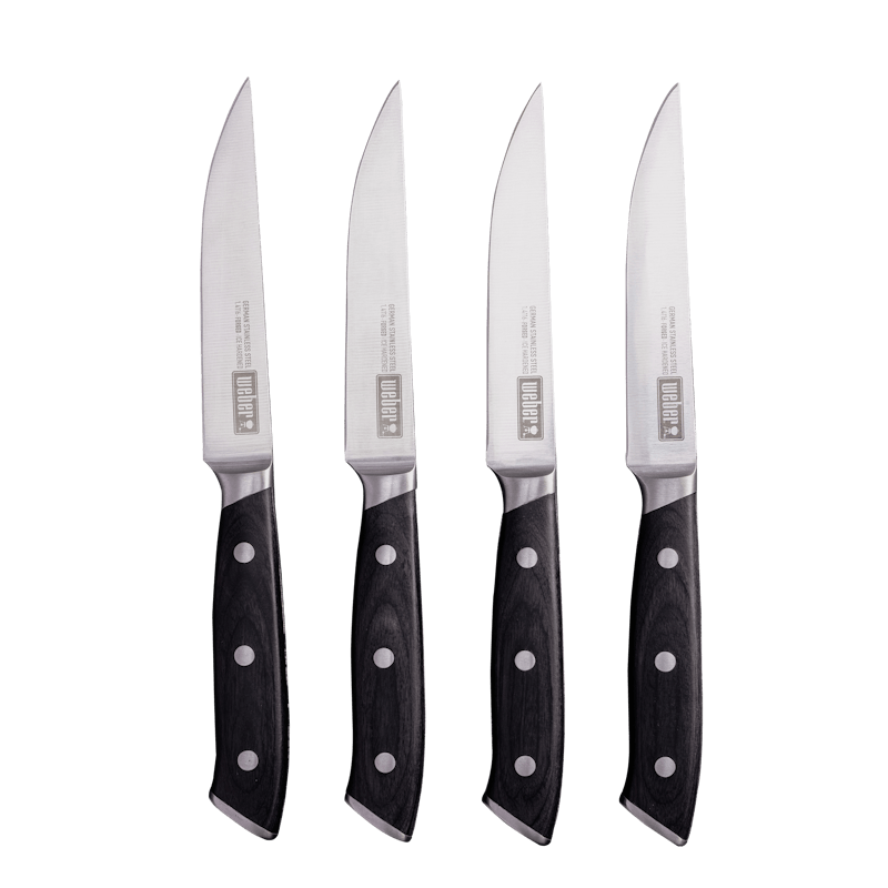 weber steak knife 4 set