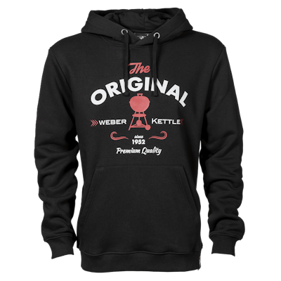 Sudadera unisex con capucha con leyenda “Original”, negro