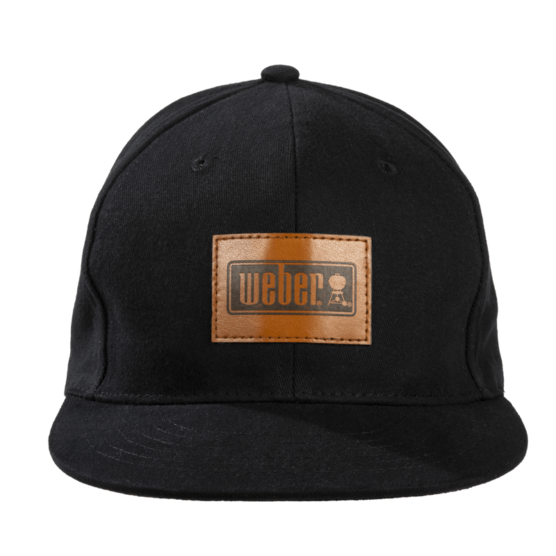 Weber-hat, læderbadge  image number 1